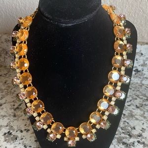 Vintage J. Crew Earth Tone Beaded Necklace